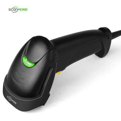 Highly Cost Effective Wired Barcode Scanner CCD Barcode Reader 1D Handheld Bar Code Scanner